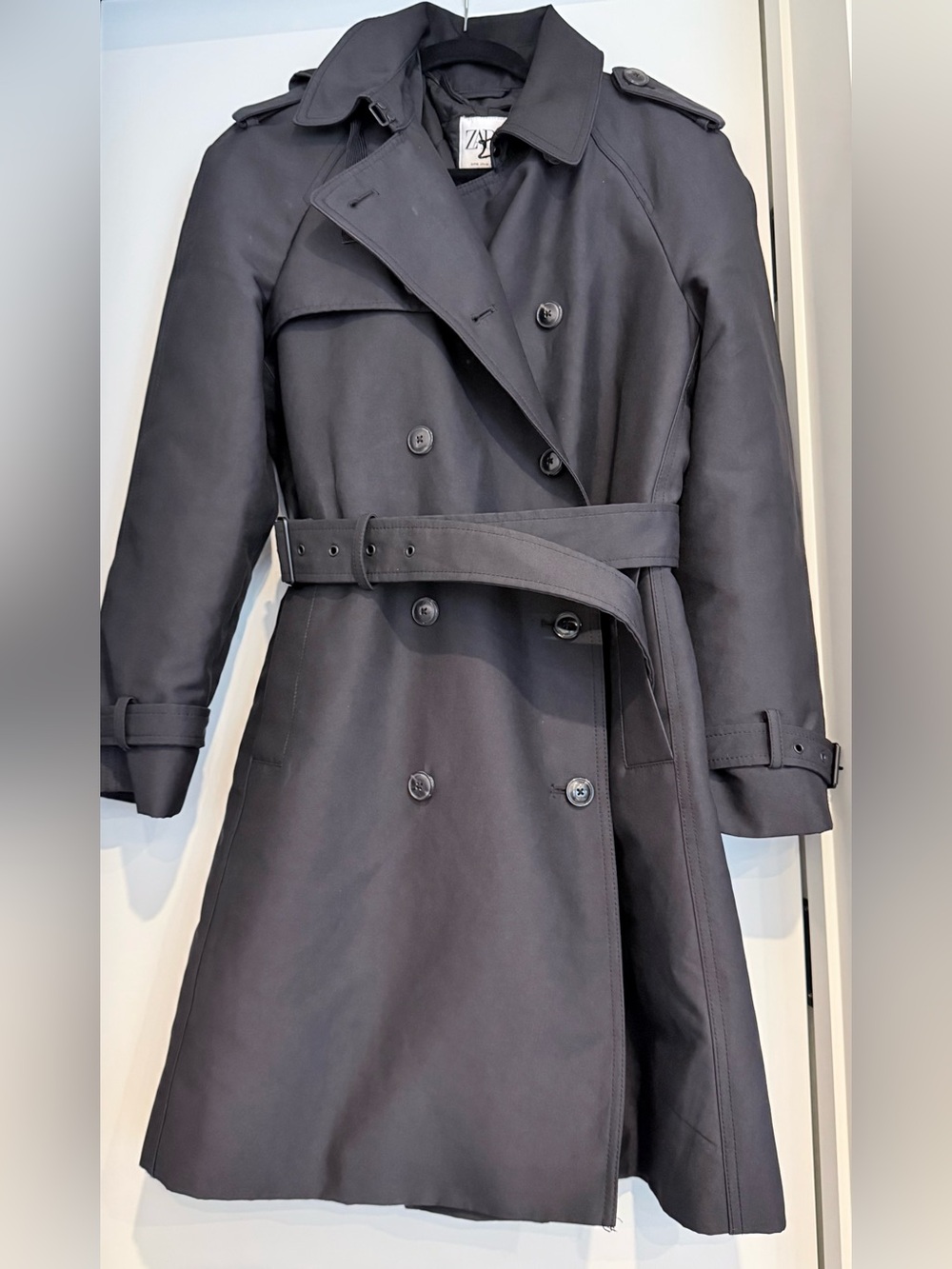 Zara Black Trench Coat